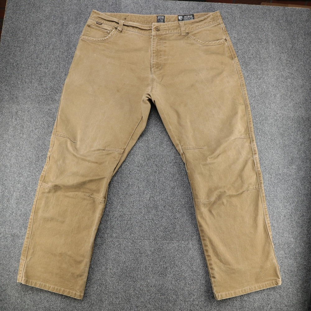 Kuhl RYDR Men's Casual Pants Euro Twill‎ Articulated Knee Tan 38x30 Good